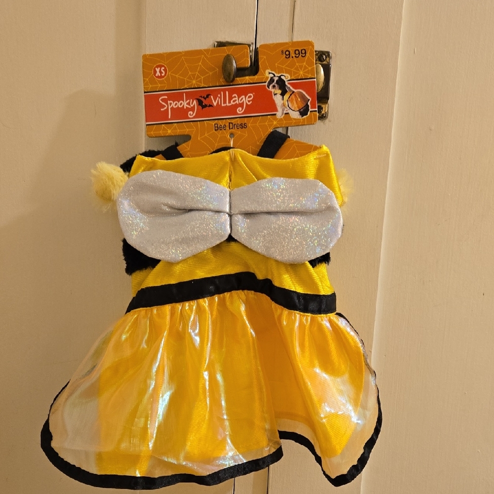 NWT Spooky Village Doggie Bee Dress Sz XS